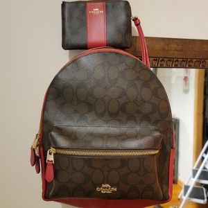Coach backpack set
